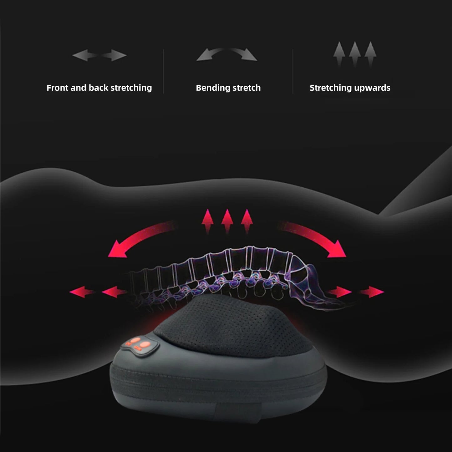 Shitasu Massager Pillow with Heat for Shoulder, Back, Neck, Deep Tissue